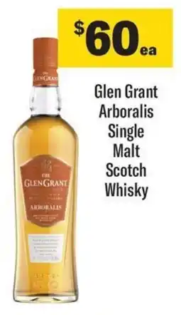 Coles Glen Grant Arboralis Single Malt Scotch Whisky offer