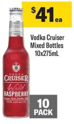 Coles Vodka Cruiser Mixed Bottles offer