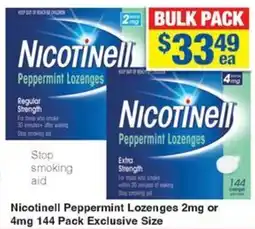 My Chemist Nicotinell Peppermint Lozenges 144 Pack Exclusive Size offer