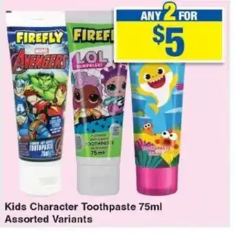 My Chemist Kids Character Toothpaste Assorted Variants offer