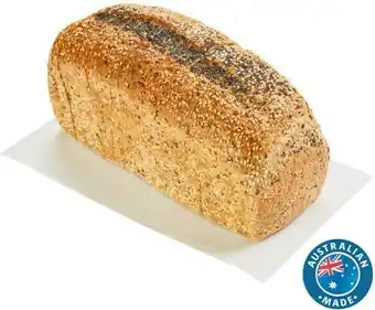 Coles Coles Bakery Hi Fibre Low GI 7 Seed Rolls 4 Pack or Loaf 650g-800g offer