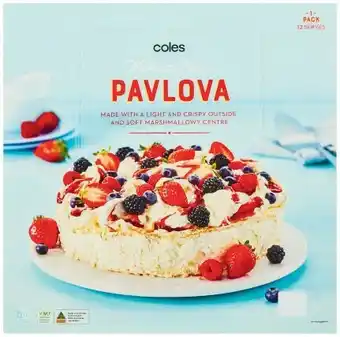 Coles Coles Pavlova 500g offer