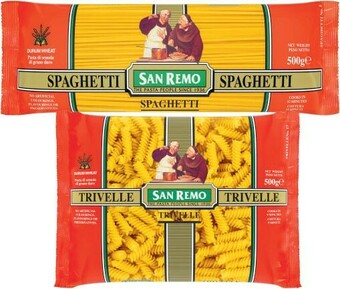 Coles San Remo Pasta 375g-500g offer