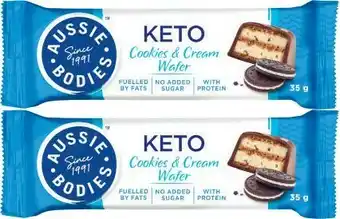 Coles Aussie Bodies Keto Wafer 35g offer