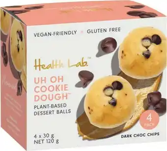 Coles Health Lab Plant Based Dessert Balls 120g offer