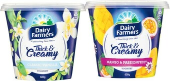 Dairy Farmers Thick & Creamy Yoghurt 600g