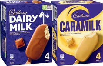 Coles Cadbury Multipacks 300mL-360mL offer