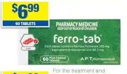 My Chemist Ferro tab 60 tablets offer