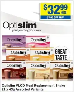 My Chemist Optislim VLCD Meal Replacement Shake Assorted Variants offer