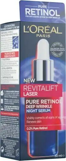 Coles L’Oréal Revitalift Pure Retinol Night Serum 30mL offer