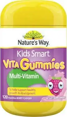 Coles Nature’s Way Kids Smart Gummies Multi Vit +Vegies 120 Pack^ offer