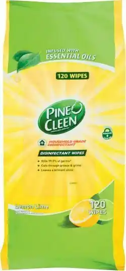 Coles Pine O Cleen Multipurpose Disinfectant Wipes 120 Pack offer