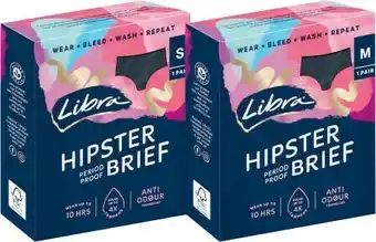 Coles Libra Hipster Period Briefs 1 Each offer