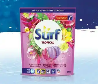 Coles Surf Laundry Capsules 30 Pack offer