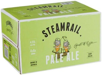 Coles Steamrail Pale Ale Bottles 24x330mL offer