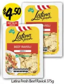 NQR Latina Fresh Beef Ravioli offer