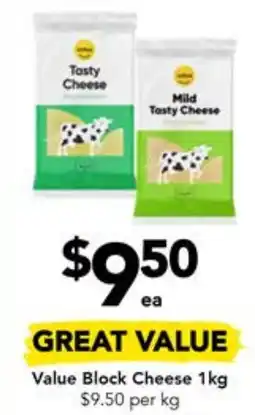 Drakes Value Block Cheese offer