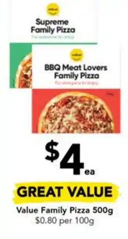 Drakes Value Family Pizza offer