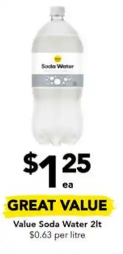 Drakes Value Soda Water offer
