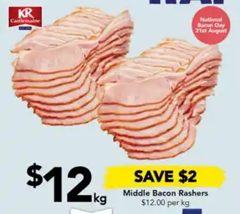 Drakes Middle Bacon Rashers offer