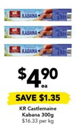 Drakes KR Castlemaine Kabana offer