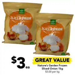 Drakes Nature's Garden Frozen Sliced Onion offer