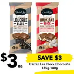 Drakes Darrell Lea Block Chocolate offer