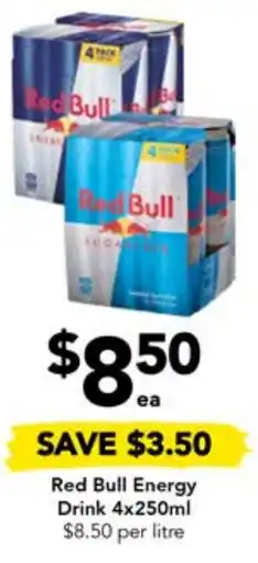 Drakes Red Bull Energy Drink offer