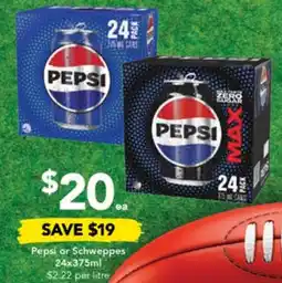 Drakes Pepsi or Schweppes offer