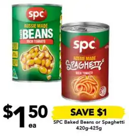 Drakes SPC Baked Beans or Spaghetti offer