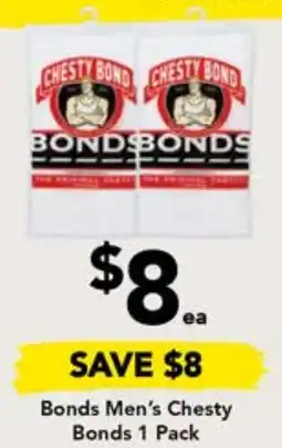 Drakes Bonds Men's Chesty Bonds 1 Pack offer