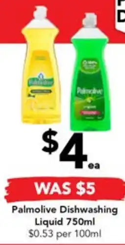 Drakes Palmolive Dishwashing Liquid offer