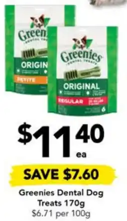 Drakes Greenies Dental Dog Treats offer