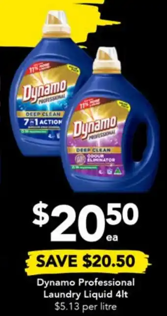 Drakes Dynamo Professional Laundry Liquid offer