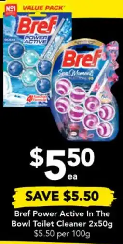 Drakes Bref Power Active In The Bowl Toilet Cleaner offer