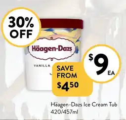 Foodworks Häagen-Dazs Ice Cream Tub offer