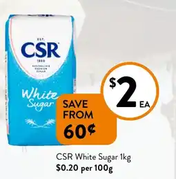 Foodworks CSR White Sugar offer
