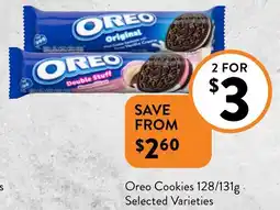 Foodworks Oreo Cookies Selected Varieties offer