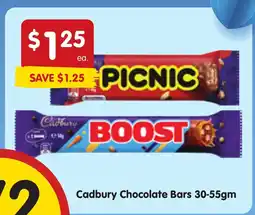 Spar Cadbury Chocolate Bars offer