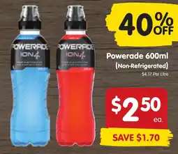 Spar Powerade offer