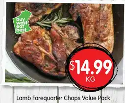 Spudshed Lamb Forequarter Chops Value Pack offer