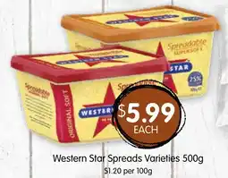 Spudshed Western Star Spreads Varieties offer