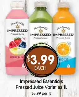 Spudshed Impressed Essentials Pressed Juice Varieties offer