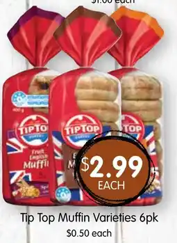 Spudshed Tip Top Muffin Varieties 6pk offer