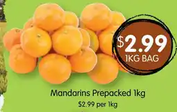 Spudshed Mandarins Prepacked offer