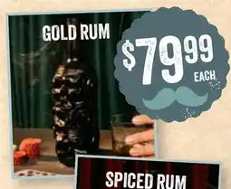 Spudshed Gold rum offer