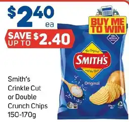 Foodland Smith's Crinkle Cut or Double Crunch Chips offer