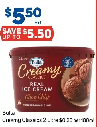 Foodland Bulla Creamy Classics offer