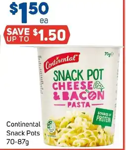 Foodland Continental Snack Pots offer
