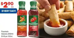 Foodland Fountain Sauces offer